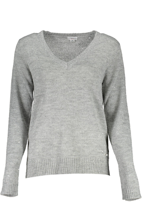 U.S. POLO ASSN. MAGLIONE DONNA ARGENTO