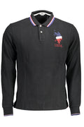 U.S. POLO ASSN. POLO MANICHE LUNGHE UOMO NERO
