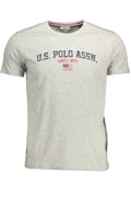 U.S. POLO ASSN. T-SHIRT MANICHE CORTE UOMO GRIGIO