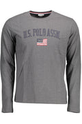 U.S. POLO ASSN. T-SHIRT MANICHE LUNGHE UOMO GRIGIO