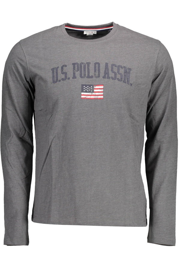 U.S. POLO ASSN. T-SHIRT MANICHE LUNGHE UOMO GRIGIO