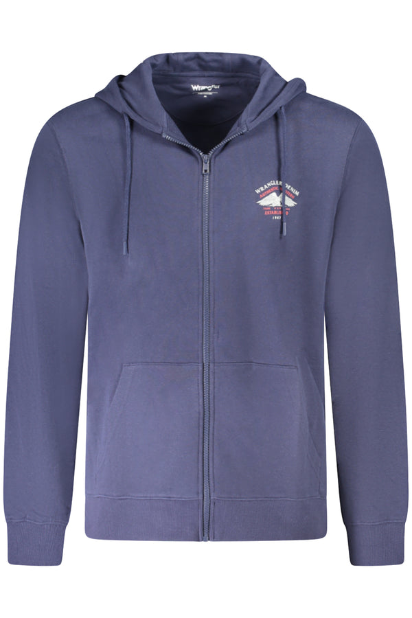 WRANGLER FELPA CON ZIP UOMO BLU