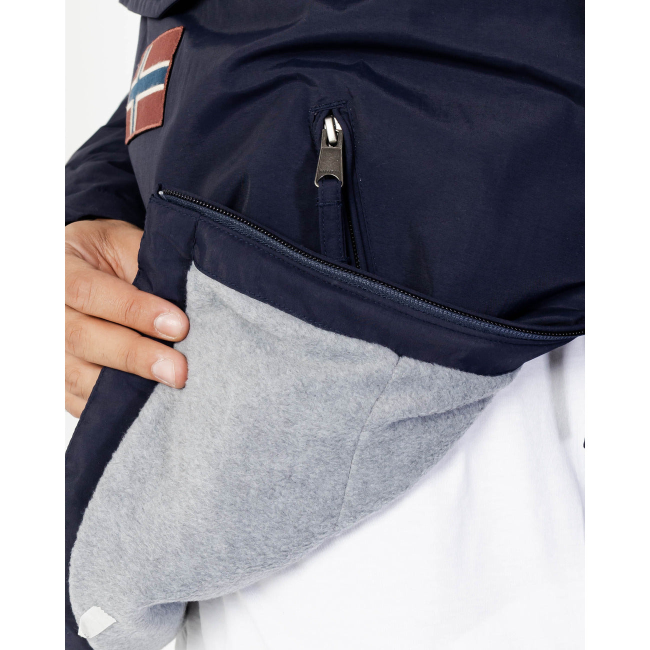 Napapijri Giubbotti Uomo Blu 100% poliestere