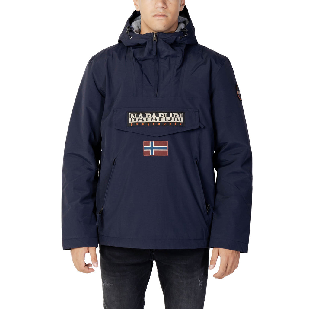 Napapijri Giubbotti Uomo Blu 100% poliestere