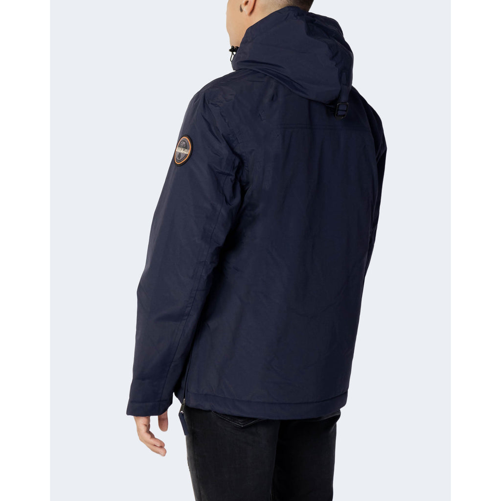 Napapijri Giubbotti Uomo Blu 100% poliestere