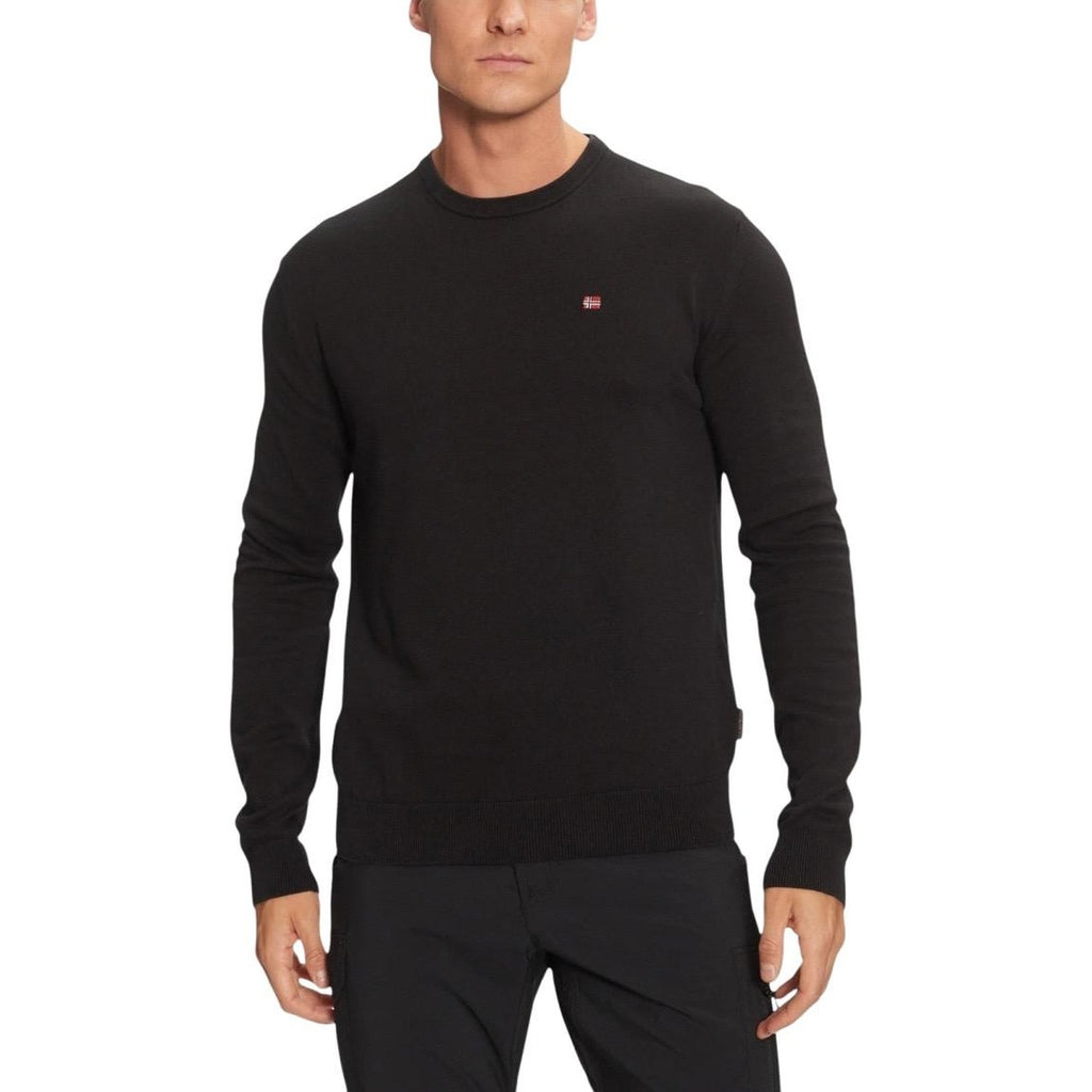 Napapijri Maglie Uomo Nero 100% cotone