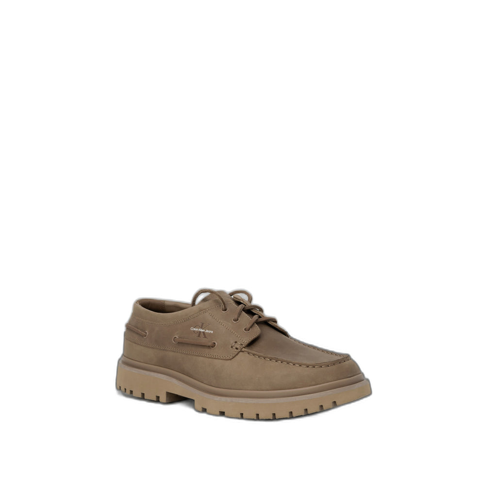 Calvin Klein Scarpe Stringate Uomo Marrone 100% pelle