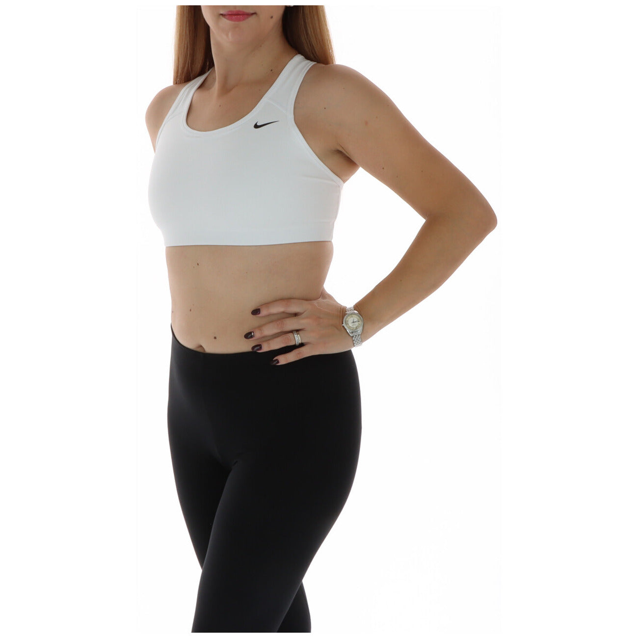 Nike Top Donna Bianco 18% elastan  -82% poliestere