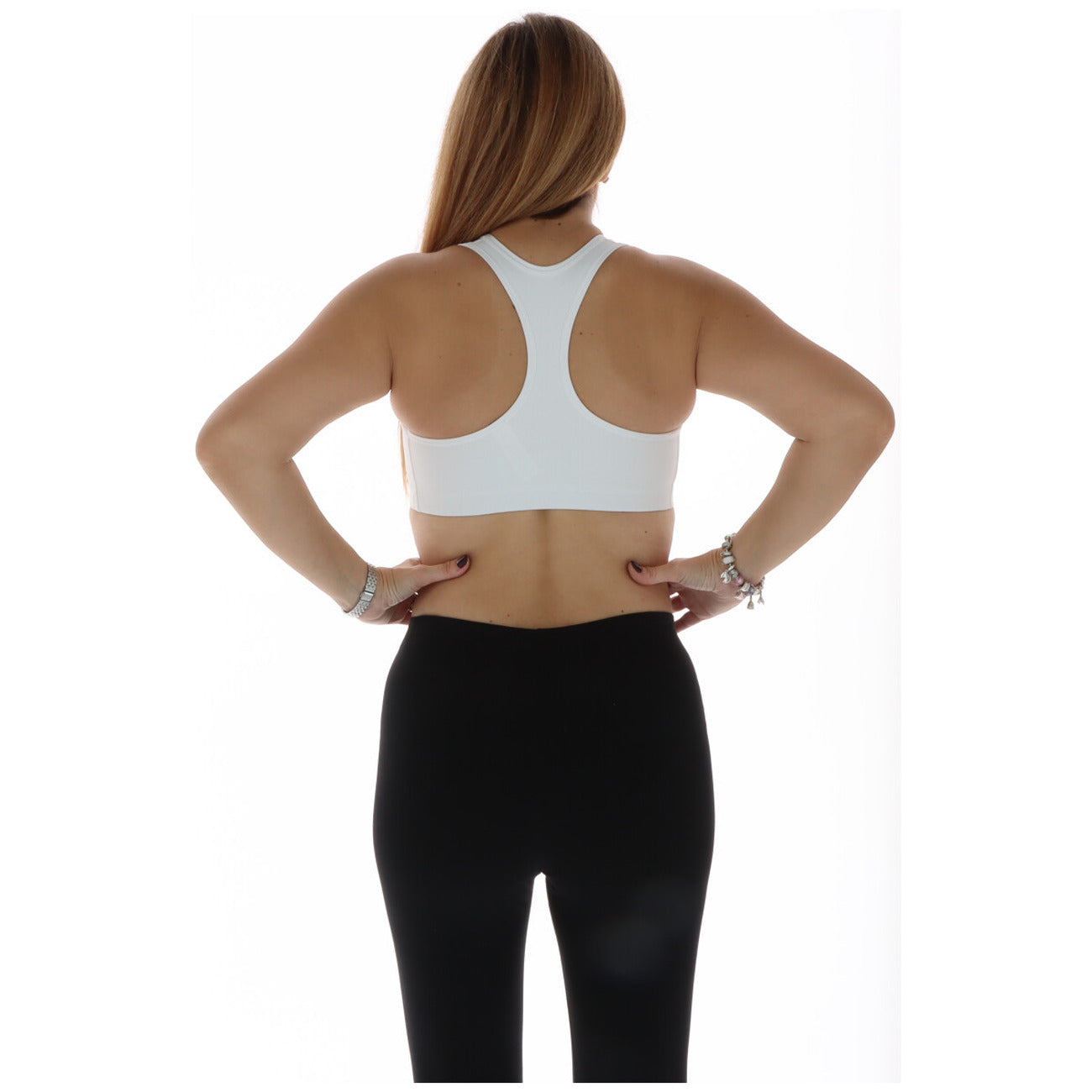 Nike Top Donna Bianco 18% elastan  -82% poliestere