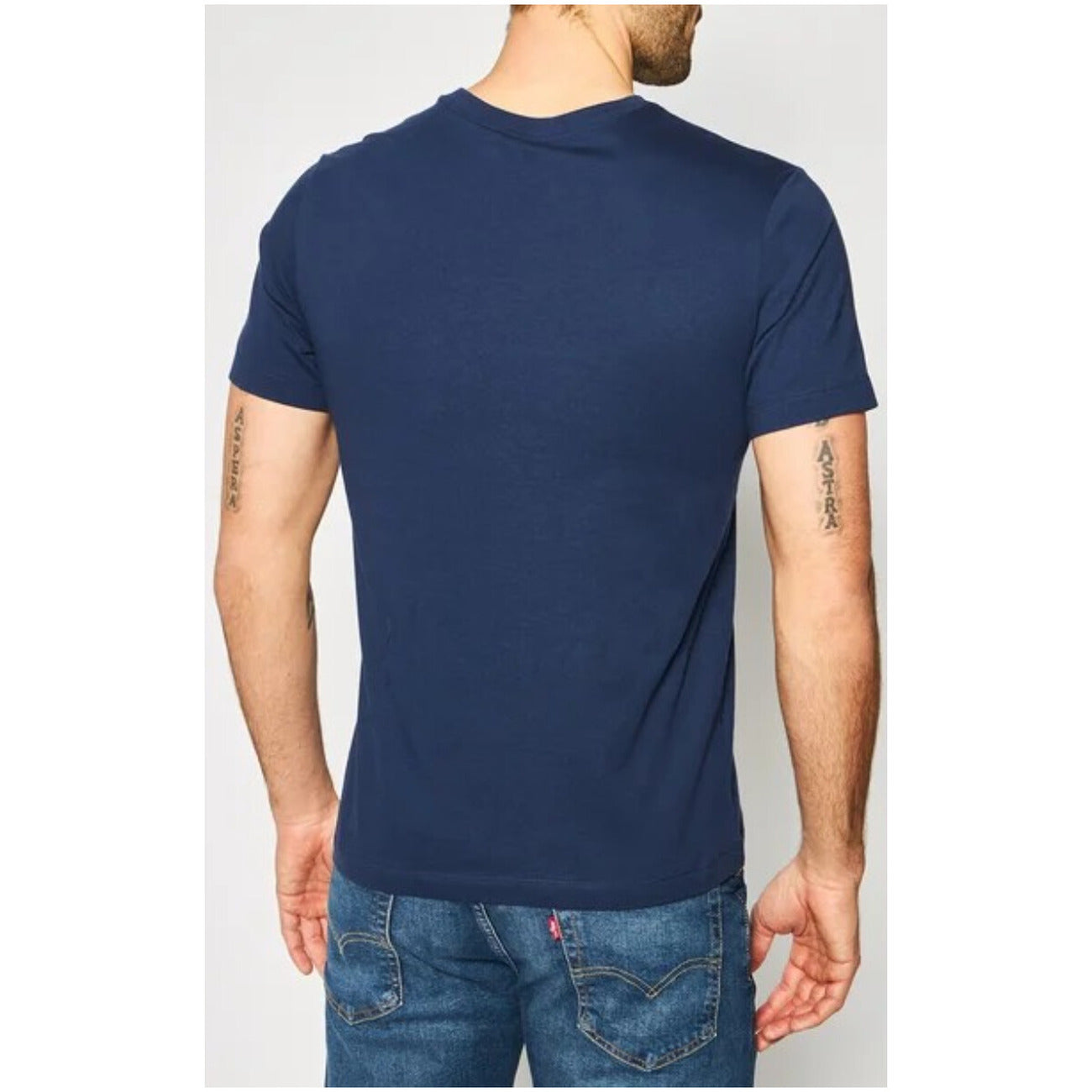 Nike T-shirt Uomo Blu 100% cotone