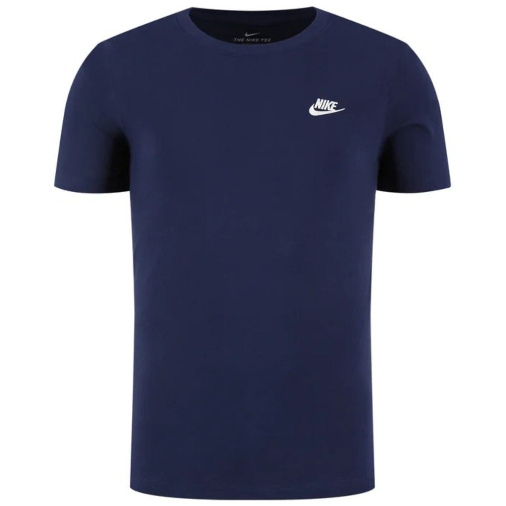 Nike T-shirt Uomo Blu 100% cotone